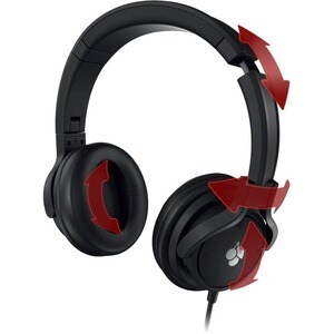 CHERRY HC 2.2 Wired On-ear Stereo Gaming Headset - Black - Binaural - Ear-cup - 32 Ohm - 20 Hz to 20 kHz - 220 cm Cable - USB