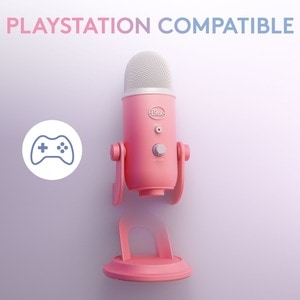 Blue Yeti Wired Microphone - Pink Dawn - Shock Mount, Desktop, Stand Mountable - USB