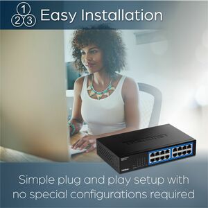 TRENDnet TEG-S17D 16 Anschlüsse Ethernet-Switch - Gigabit-Ethernet - 1000Base-T - TAA-konform - 2 Unterstützte Netzwerksch