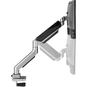 V7 DM1HDS Clamp Mount for Monitor - Height Adjustable - 1 Display(s) Supported - 17" to 49" Screen Support - 33.07 lb Load