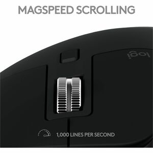 Logitech MX Master 3S for Mac - Wireless Bluetooth Mouse with Ultra-fast Scrolling, 8K DPI, Quiet Clicks, Space Gray - Dar