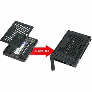 Icy Dock ExpressTray MB742TP-B Drive Bay Adapter Serial ATA, Serial Attached SCSI (SAS) Internal - 1 x HDD Supported - 1 x