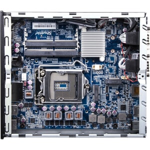 Shuttle Slim PC DH610 , S1700, 1x HDMI, 2x DP , 1x 2.5" , 2x M.2, 2x LAN (Intel 1G + 2.5G), 2x COM, 24/7 Dauerbetrieb, ink
