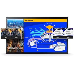 Samsung QM55B-T Digital Signage Display - 55" LCD - Vertical Alignment (VA) - Touchscreen - 24 Hours/7 Days Operation Cort