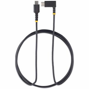 StarTech.com 6ft (2m) USB C Charging Cable Right Angle, 60W PD 3A, Heavy Duty Fast Charge USB-C Cable, Durable Rugged Aram