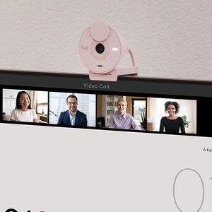Logitech BRIO 300 Webcam - 2 Megapixel - 30 fps - Rose - USB Type C - Retail - 1920 x 1080 Video - Fixed Focus - Microphon