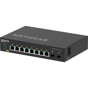 Netgear AV Line M4250 GSM4210PX-100EUS 8 Ports Manageable Ethernet Switch - 10 Gigabit Ethernet, Gigabit Ethernet - 10GBas