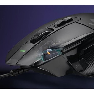 Logitech G G502 X Gaming Mouse - USB - Optical - 13 Button(s) - 13 Programmable Button(s) - Black - Cable - 25600 dpi - Sc