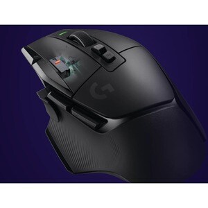 Logitech G G502 X Gaming-Maus - USB - Optisch - 13 Programmable Button(s) - Schwarz - Kabel/Drahtlos - 25600 dpi Auflösung