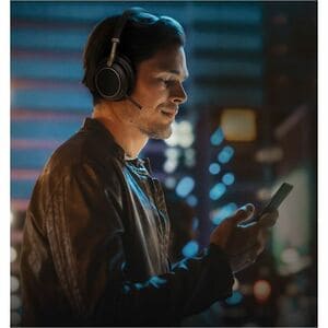 Yealink BH76 Kabel/Kabellos Kopfbügel Stereo Headset - Schwarz - Microsoft-Teams-Zertifizierung - Binaural - Ohraufliegend