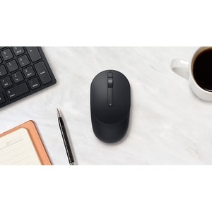 Dell MS300 Mouse - Radio Frequency - USB - Optical - 3 Button(s) - Black - 1 - Wireless - 2.40 MHz - 4000 dpi - Scroll Whe