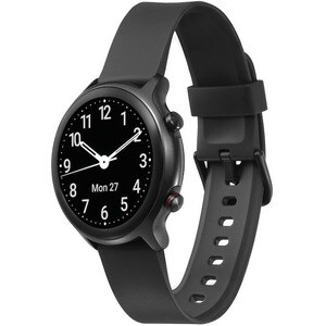 Doro Watch Smart Watch - Black Body Color - Thermoplastic Polyurethane (TPU), Silicon, Metal, Plastic, Glass Body Material