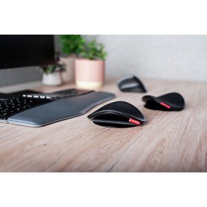 CHERRY Armlehne - Schwarz - Leder