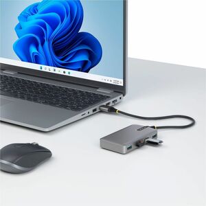 StarTech.com USB Hub - USB 3.2 (Gen 1) Type A - Portable - Space Gray - UASP Support - 5 Total USB Port(s) - PC, Mac, Chro