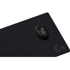 Logitech G G640 Groß Gaming-Mauspad - 400 mm x 460 mm x 3 mm Abmessung - Schwarz - Gummi, Stoff - Maus