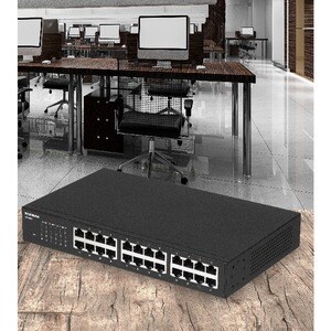 Switch Ethernet Edimax GS-1024 24 Porte - Gigabit Ethernet - 10/100/1000Base-T - 3 Layer supportato - Modular - 19 W Consu