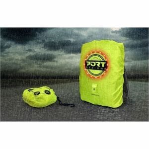 Port Rain Cover - Supports Backpack - 655 mm Height x 800 mm Width x 7 mm Depth - Water Resistant, Strap Closure, Water Pr