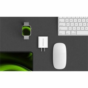 IOGEAR GearPower Compact USB-C 20W Charger 2-Pack - 20 W - 5 V DC, 9 V DC, 12 V DC Output - 3 A - 2