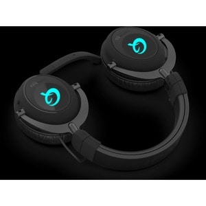QPad QH900 Wired/Wireless On-ear Stereo Gaming Headset - Binaural - Circumaural - Bluetooth/RF - 60 Ohm - 16 Hz to 25 kHz 
