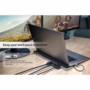 j5create JCD543P-EN 13 Port(s) USB Type C Docking Station for Display, Notebook, MacBook - Charging Capability - Memory Ca