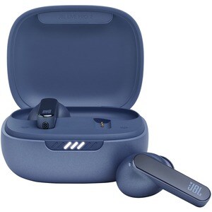 JBL Live Pro 2 True Wireless Earbud Mono, Stereo Earset - Blue - Binaural - Ear-cup - 10 m (393.70") - Bluetooth/RF - 16 O