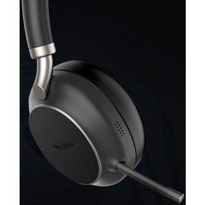 Yealink BH76 Wireless Over-the-head Stereo Headset - Black - Binaural - Ear-cup - 3000 cm - Bluetooth - 20 Hz to 20 kHz - 