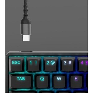 SteelSeries Apex 9 Mini Gaming Keyboard - Cable Connectivity - USB Type C Interface - RGB LED - Linear Optical Keyswitch -