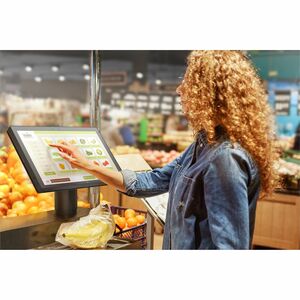 HP Engage One Pro POS Terminal - (Intel Pentium Gold G6400E 3,80 GHz - 8 GB DDR4 SDRAM 256 GB PCIe NVMe Touchscreen - Inte
