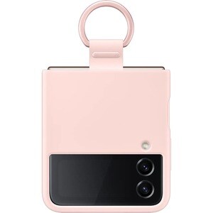 Samsung Carrying Case Samsung Galaxy Z Flip4 Smartphone - Pink - Silicone Body - Ring