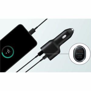 Samsung Auto Adapter - 40 W - 12 V DC Input - Black