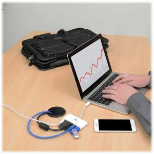 Tripp Lite series U444-06N-DGU-C USB-Typ C Docking Station für Tablet-PC, Desktop-PC, Notebook - 2 x USB-Anschlüsse - 2 x 