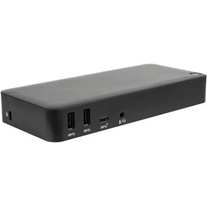 Targus DOCK430 C型 USB 扩展插口 用于 台式计算机, 鼠标, 平板, 键盘, 显示器, 智能电话, 闪盘, 笔记本电脑 - 85 W - 黑, 灰 - 3 支持的显示器 - 4K, 2K, Full HD - 3840 x 