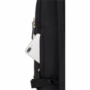 Targus Newport TSB945 便携包 (背包) 用于 32.8 cm (12.9") 到 38.1 cm (15") Apple iPad Pro 笔记本电脑, 平板, 旅行必备 - 黑 - 防水, 耐候 - 人造革 Body -