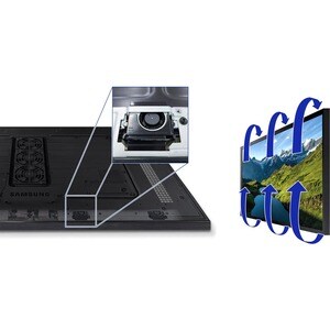 Samsung OH24B Digital Signage Display/Appliance - 24" LCD - In-plane Switching (IPS) Technology - 24 Hours/7 Days Operatio