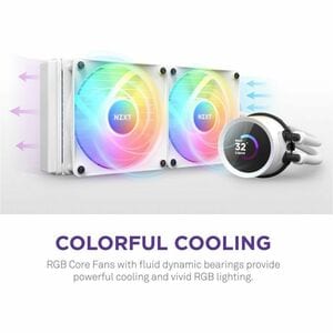 NZXT Kraken 360 RGB RL-KR360-W1 1 pc(s) Cooling Fan/Radiator/Water Block/Pump - Processor, Computer Case - 120 mm Maximum 