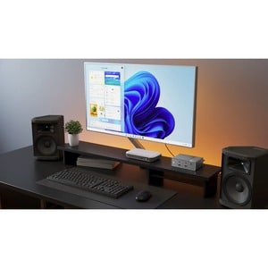 Targus HyperDrive HDG215-EU USB-Typ C Docking Station für Notebook, Tablet-PC, Desktop-PC - Silber - 3 Unterstützte Displa