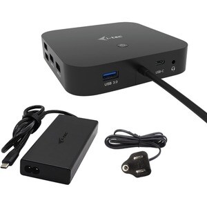 Docking station i-tec per Tablet, Monitor, Smartphone, Computer portatile - 100 W - Nero - 3 Display supportati - 4K, 5K, 