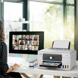 Canon MAXIFY GX3050 Kabellos MegaTank - Tintenstrahl-Multifunktionsdrucker - Farbe - Weiß, Schwarz - Cloud/Kopierer/Drucke