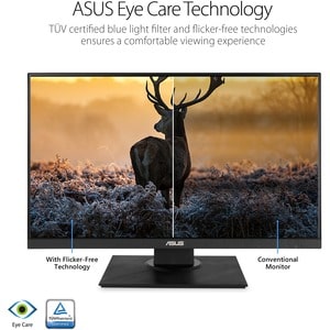 Asus VA24DQLB 24" Class Full HD Gaming LCD Monitor - 16:9 - Black - 23.8" Viewable - In-plane Switching (IPS) Technology -