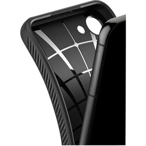 Spigen Liquid Air Case for Samsung Galaxy S23 Smartphone - Matte Textured, Geometric Design - Matte Black - Anti-slip, Dro