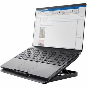 Trust Exto Kühlständer - Biszu 40,6 cm (16 Zoll) Bildschirmgröße Notebook Unterstützung - Grau - 1 Lüfter - 650 U/min - 24