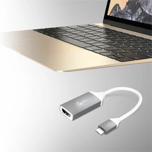 j5create JCA153G-N Adaptador A/V - 1 - 3840 x 2160 Supported - Cinza Espacial, Branco