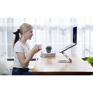 j5create JTS127-N Altura ajustável Sustentação do Notebook - Até 40,6 cm (16") Suporte de ecrã - 4 kg Capacidade de carga 