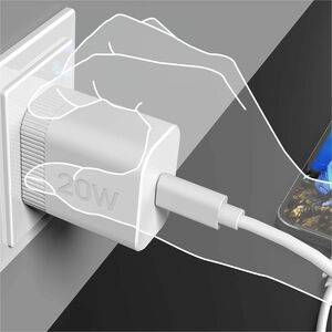 j5create JUP1420-EN 20 W Adaptador de CA - 1 Pack - Adaptador universal - 1 USB Type-C - para iPhone, Smartphone, iPad Pro