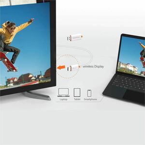 j5create ScreenCast JVAW56-N Transceptor extensor de vídeo - Sem fios - 15 m Alcance - 1 x USB - 1 x Saída HDMI - 1080p, 4