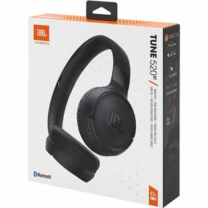 JBL Tune 520BT Headset - Siri, Google Assistant - Stereo - Wireless - Bluetooth - 30 Ohm - 20 Hz to 20 kHz - On-ear - Bina