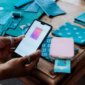 Canon Zoemini 2 Zero-Ink-Drucker - Farbe - Tragbar - Rose Gold - 314 x 500 dpi Druckauflösung - Bluetooth - USB - Integrie