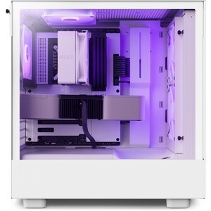 NZXT H5 Flow Computer Case - ATX Motherboard Supported - Mid-tower - Galvanized Cold Rolled Steel (SGCC), Tempered Glass -