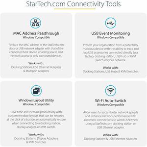 StarTech.com USB 3.2 (Gen 2) Type C Docking Station for Notebook/Desktop PC/Monitor/Smartphone/Tablet/Workstation - Space 