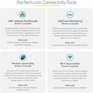StarTech.com Docking station USB-C per Tre Monitor - Dock USB C Triplo HDMI/DP 4K - Hub USB a 5 Porte - GbE - PD 100W - Do